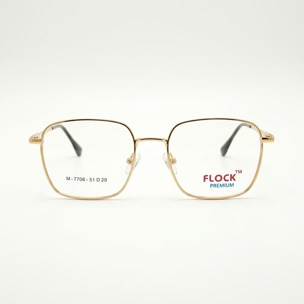 FLOCK Premium Rectangle Frame M-7706 Gold